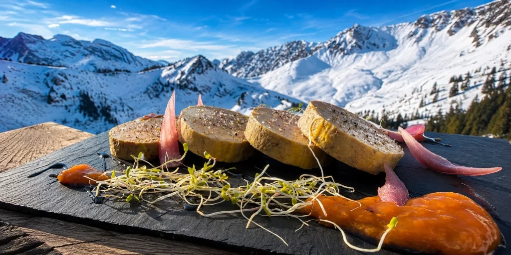 Assiette d’hiver servie au Chaudron 1818